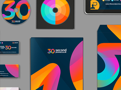 30secondpromos branding set brand branding cd colour icon icons. web iconset identity logo palette pattern texture ui