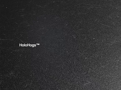 HoloHogs™ aftereffects animation c4d cinema4d holographic holography houdini mbsjq motion motion design motiongraphics pigs type