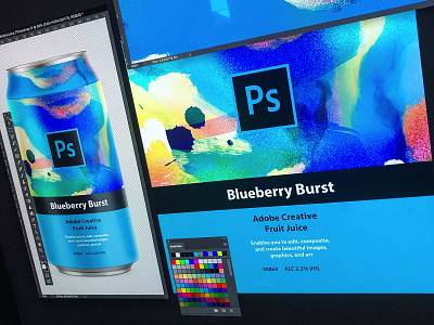 Adobe Creative Fruit Juice | Blueberry Burst