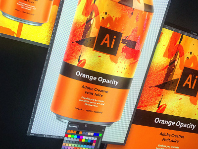 Adobe Creative Fruit Juice | Adobe Illustrator