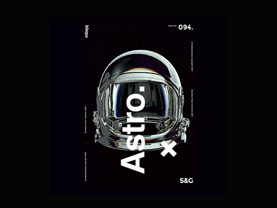 Show&Go2020™ | 094 | Astro Approach astronaut mbsjq motion poster poster a day poster art sci fi space