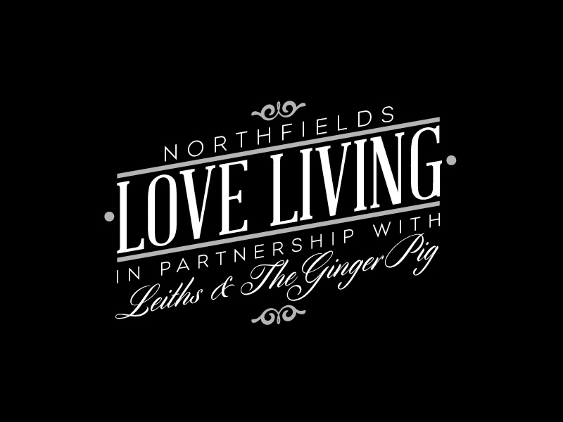 Love Living - Leiths & Ginger Pig campaign logo identity typography food recipe mono logomark script design
