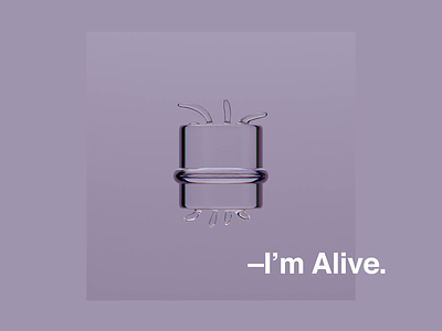 I’m Alive. alive cinema 4d cinema4d helvetica houdini motion motion graphics redshift