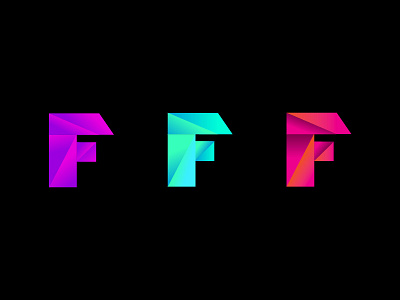 F logomark 2 black colour concept identity logo logo mark logomark