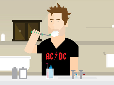 A day in the life of Dr Jim Roland acdc animation graphics healthcare hospital icons motion vector video