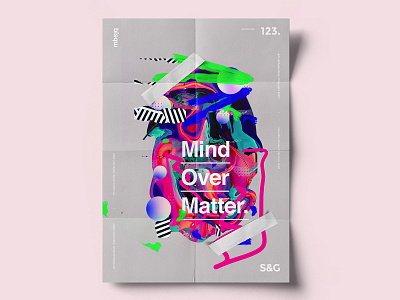Show&Go2020™ | 123 | Mind Over Matter abstract art design gradient illustration photoshop poster poster art posters texture type typography