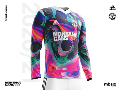 United X MBSJQ X Montanacans adidas art design football football club football kit illustration manchester united montanacans poster soccer type typography united