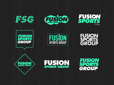 FSG Logo concepts concept green identity logo logomark logomarque texture typography