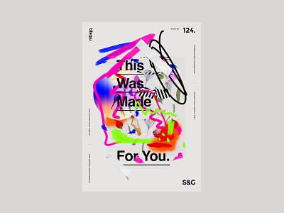 This Was Made For You. adobe art helvetica mbsjq photoshop poster poster a day poster art poster artwork type