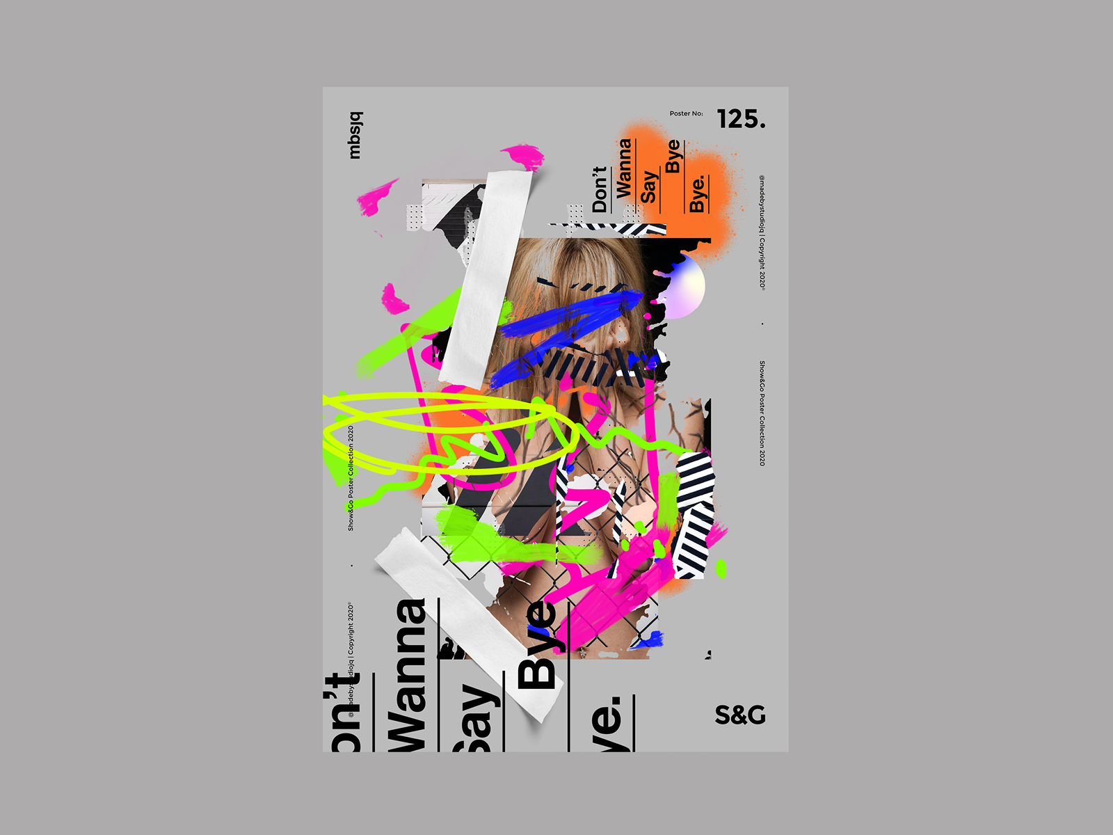 Show& Go2020™ - 125 abstract adobe design illustration photshop poster posterdesign texture typography