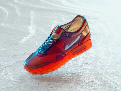 Nike X MBSJQ l Fuel 3d animation c4d c4dart cinema 4d cinema4d motion motion design nike nike air nike air max nike running octane octane render space subsurface scattering