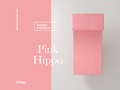 The Pink Hippo 3d 3d art animation c4d c4dart cinema 4d cinema4d hippo illustration motion motion design motiongraphics pink surreal type