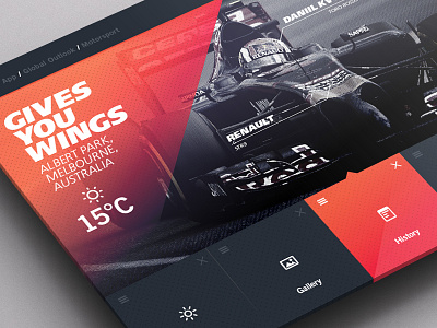 Weather Dashboard // F1 app clean dashboard flat gradient infographic pattern photoshop space ui weather weather dashboard