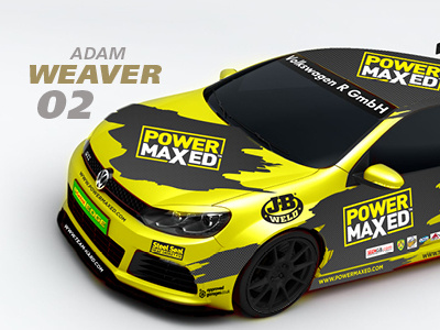 Livery designs for 2014 VW Cup branding golf livery logo motorsport race race driver racing vw