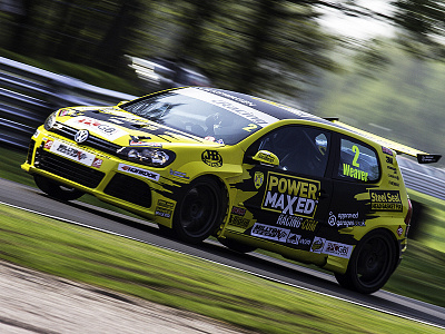 PowerMaxed VW Cup livery design branding golf livery logo motorsport race race driver racing vw