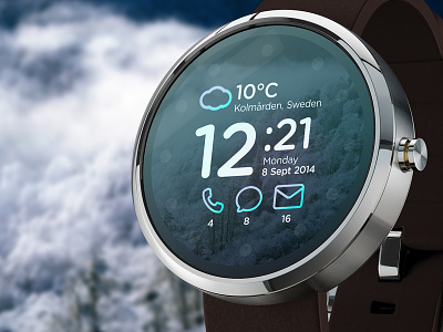 Global SMARTWatch™ clean concept interface ios ios8 iwatch smartwatch ui ux watch weather wristwatch