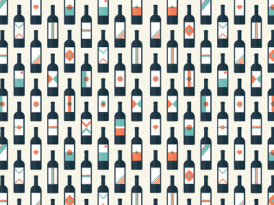 For the love of wine // Pattern