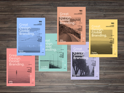 Branding // Cover concepts branding editorial layout mono newspaper portfolio print self promo studio swiss typography