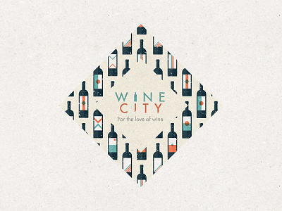 For the love of wine // Label design