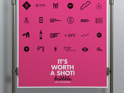 IT'S WORTH A SHOT! brand branding designer identity logo poster print shot studio ui ux web