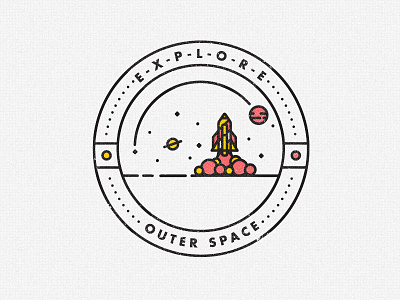 OUTER SPACE Badge