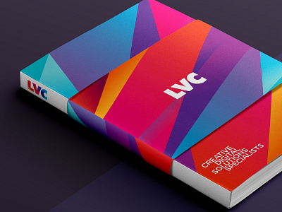 LVC Brandbook brand branding color colour digital gradient identity logo logomark stationery vibrant web