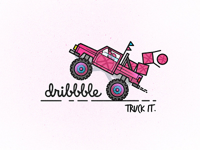 Truck it. // Dribbble