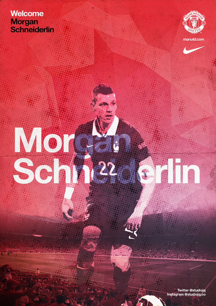 Welcome to United, Morgan Schneiderlin by MadeByStudioJQ on Dribbble