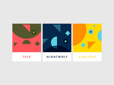 Content Cards abstract brand branding color colour identity logo logomark vibrant