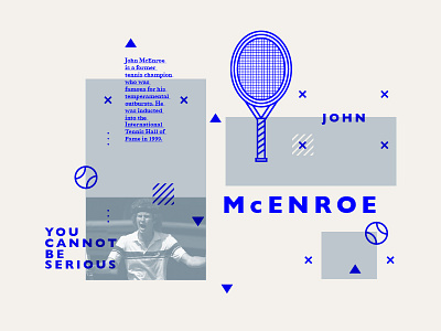 You Cannot Be Serious blue concept icon icons info graphic infographic line social sport stroke tennis