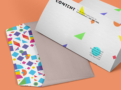 Content in Context abstract brand branding color colour identity logo logomark pattern vibrant