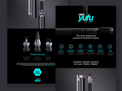 Yufu Pro Landing Page clean concept landing product ui web website