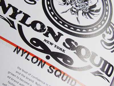 Nylon Squid Menswear logo / branding branding logo