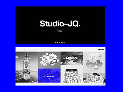 Mono featuring Blue bristol clean icon mono portfolio simple studio type ui web website wordpress