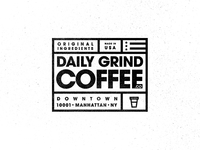 grind daily coffee development brand dribbble