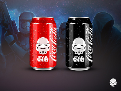 Always 'Starwars' coca coke film icons star starwars stormtroopers vector wars