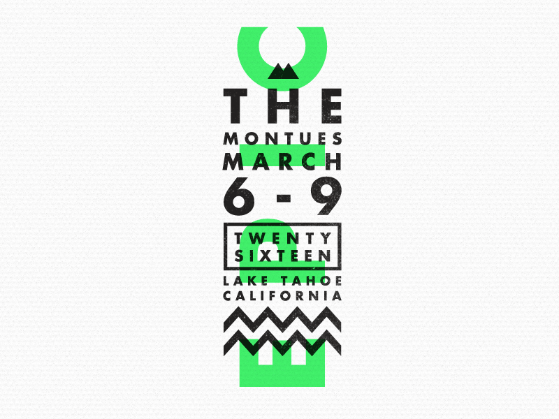 Epicurrence // The Montues cool gif graphic mono shapes stroke symbols type