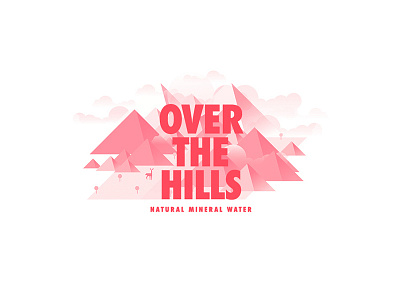 Over The Hills 2015 branding icons illustration logo logos marks packaging type water