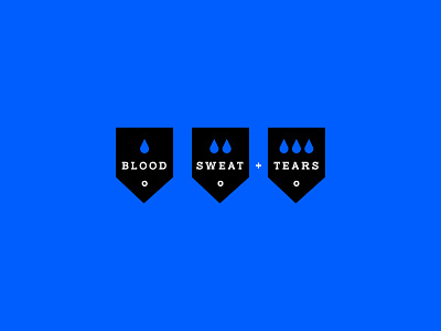 Blood, Sweat + Tears behance blue followers icons shots thanks thankyou ticket