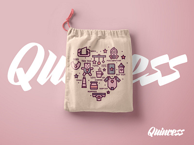 Quincess Drawstring Bag