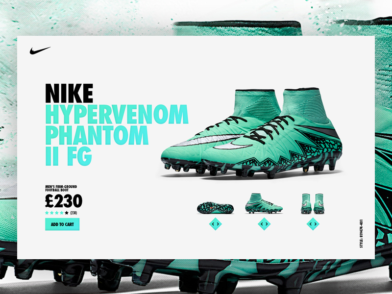 Bota Phantom Nike Hypervenom Ii Fg b76gfy