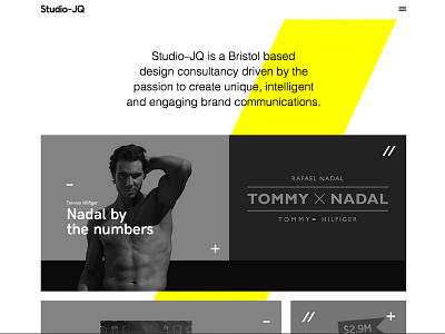 Maybe a 'dash' of colour accent clean design layout portfolio semplice studio swiss ui web website wordpress yellow