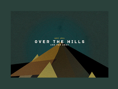 Over the hills and far away earth explore illustration illustrator texture vector