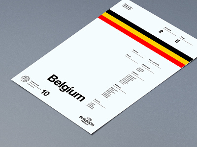 UEFA EURO 2016 Retro Posters // Belgium art belgium euro football layout poster posters print soccer