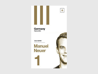UEFA EURO 2016 // Manuel Neuer app art euro football germany grid iphone layout neuer soccer ui
