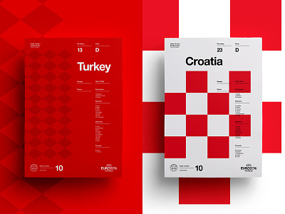 Turkey V Croatia art croatia euro football layout poster posters print soccer turkey