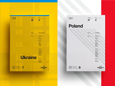 Ukraine V Poland art euro football layout poland poster posters print soccer ukraine