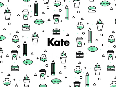 ∆ Fun icons | Part II ∆ burger coffee fun icon iconset illustration pattern photography stroke writing