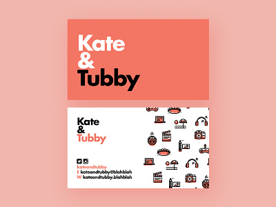 ∆ Kate&Tubby ∆ burger businesscard camp coffee fun icon iconset illustration pattern stroke