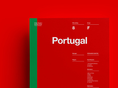 Ron or no Ron. Fair play Portugal! art euro football ireland layout poster posters print soccer